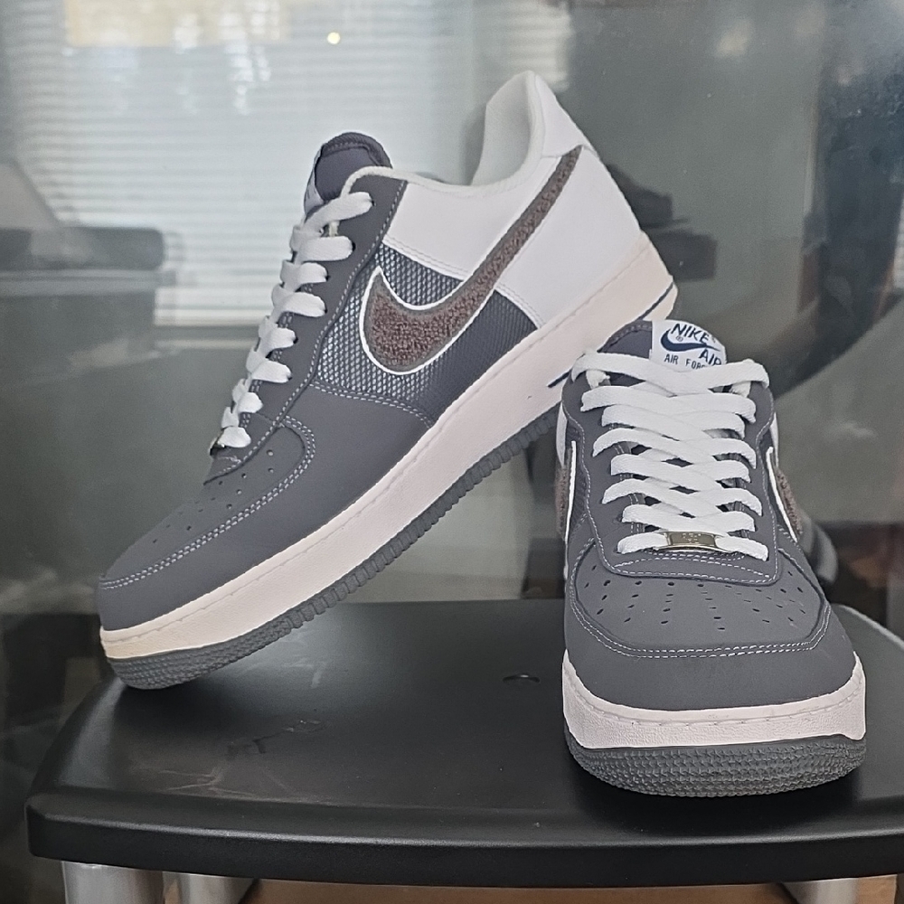 Nike Gray and White Sneakers